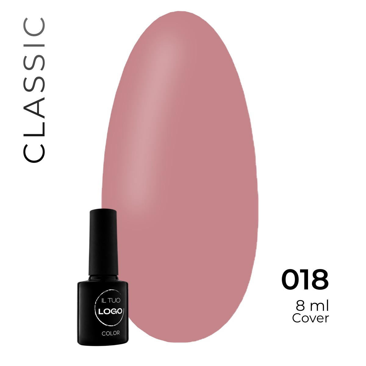 Scheda colore Colore 018 del campionario Classic