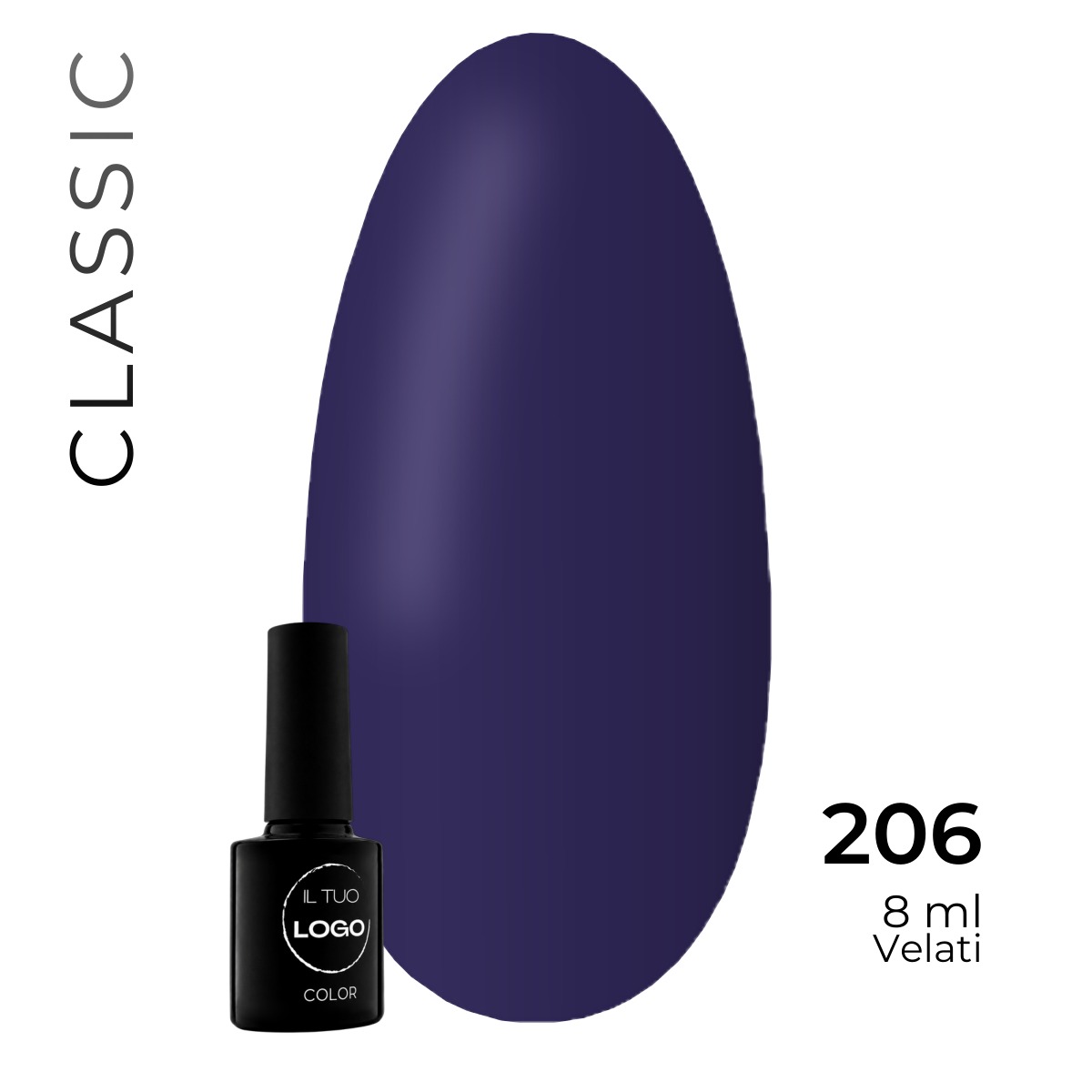 Scheda colore Colore 206 del campionario Classic
