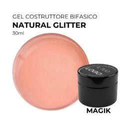 Gel costruttore bifasico Magik Natural Glitter 30ml