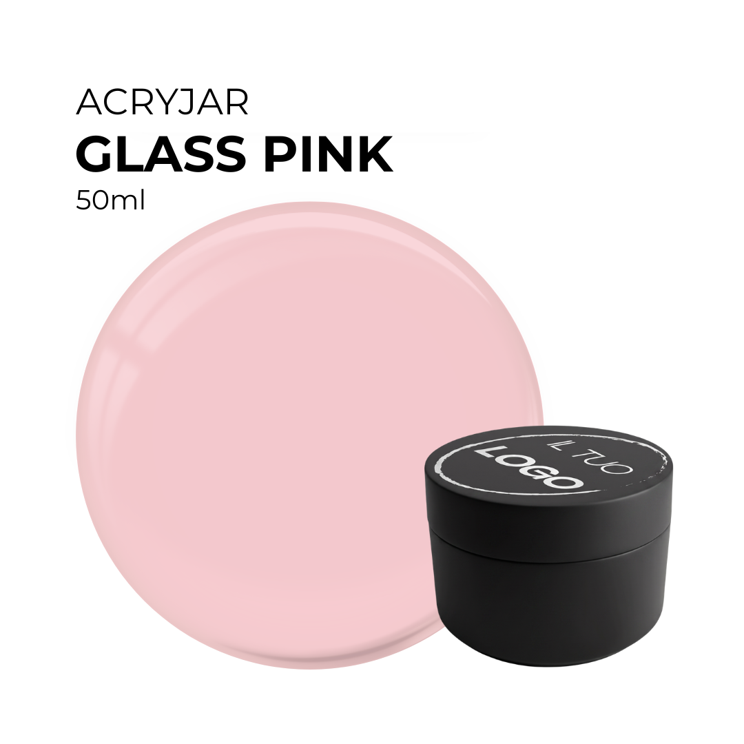 AcryJar Glass Pink 50ml