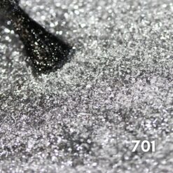 Texture del semipermanente Color Superglitter 701 8ml