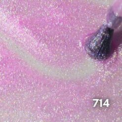 Texture del semipermanente Color Superglitter 714 8ml